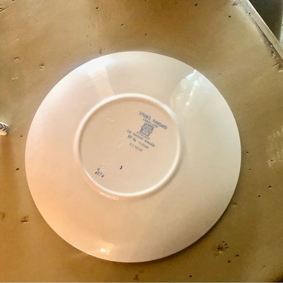 Spode Copeland Mansard Elaine Porcelain Double Handle Soup Cup & Saucer England - Picture 4 of 11